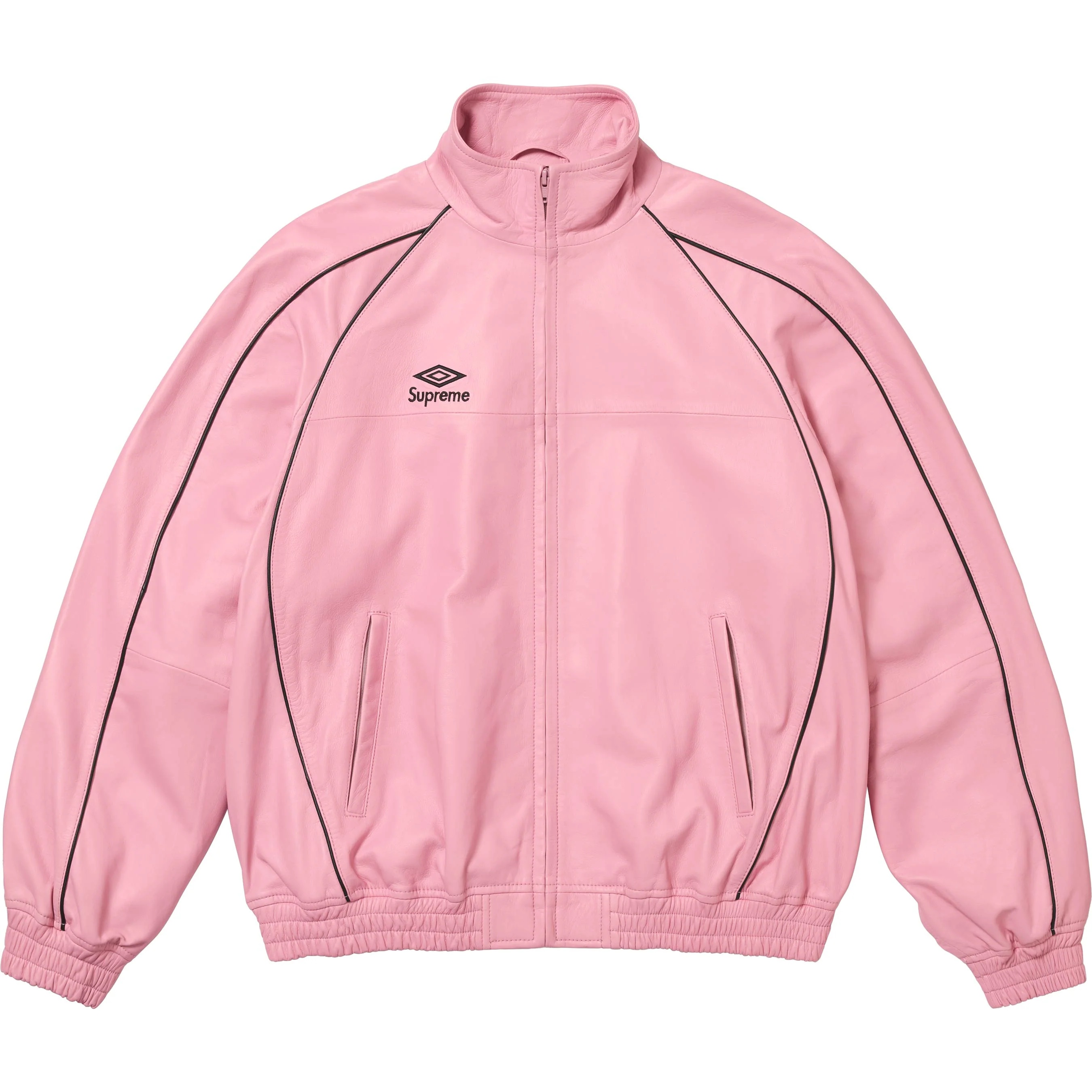 Supreme®/Umbro® Leather Track Jacket view 4